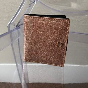 Kate Spade Pink Lola Glitter Mini Wallet